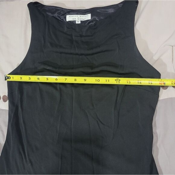 Vintage Andrea polizzi for Rex Lester black midi dress - Picture 6 of 9